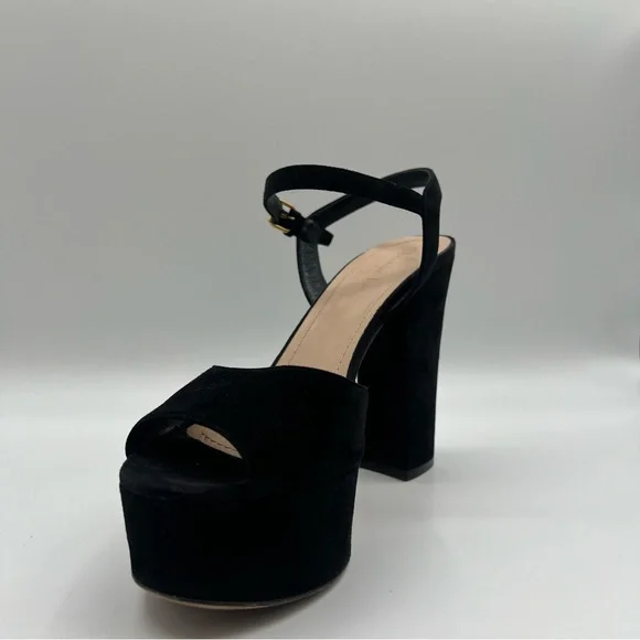 Christian Dior Black platform sandal heels size EU 39.5
